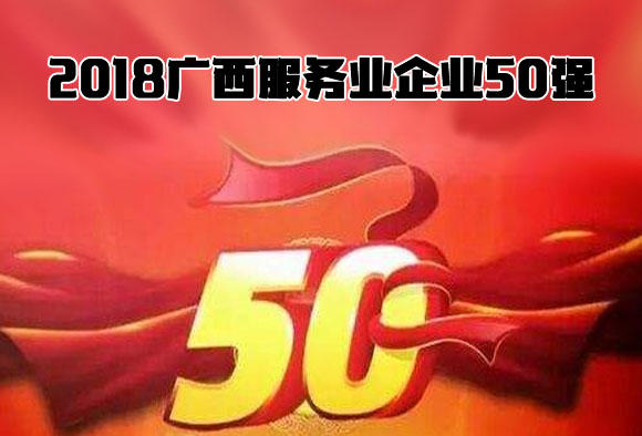 2018广西服务业企业50强